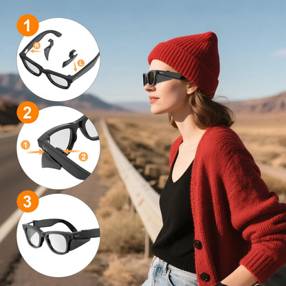 Safety Glasses Side Shields for Ray-Ban Meta Smart Glasses, Durable Fit