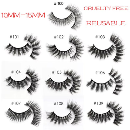Faux Mink Lashes Natural Fluffy
