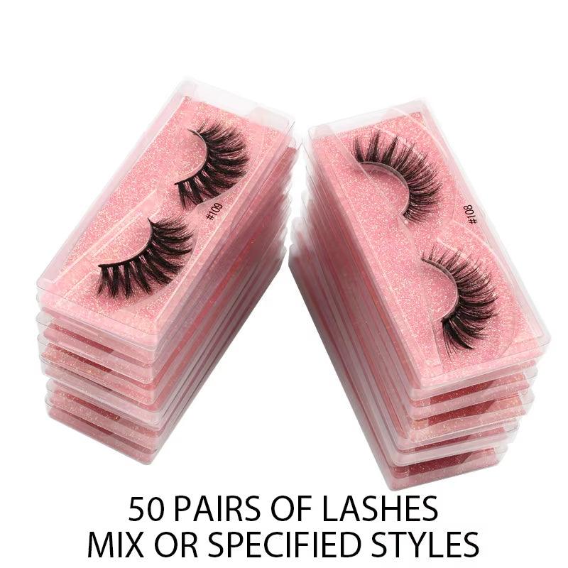 Faux Mink Lashes Natural Fluffy