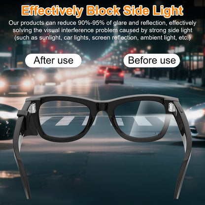 Safety Glasses Side Shields for Ray-Ban Meta Smart Glasses, Durable Fit