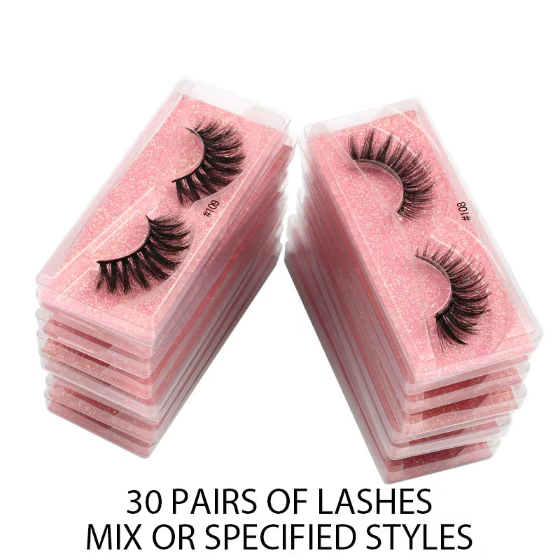 Faux Mink Lashes Natural Fluffy