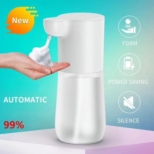 Automatic Sensor Foam Dispenser Touchless Type-C Charging Capacity Smart Liquid Soap Dispenser Infrared Sensor Soap Dispenser