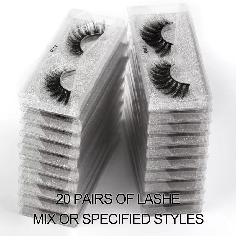 Faux Mink Lashes Natural Fluffy