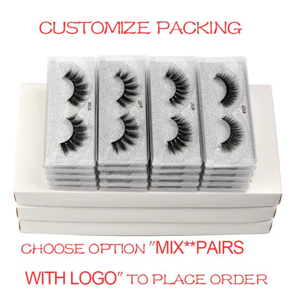 Faux Mink Lashes Natural Fluffy